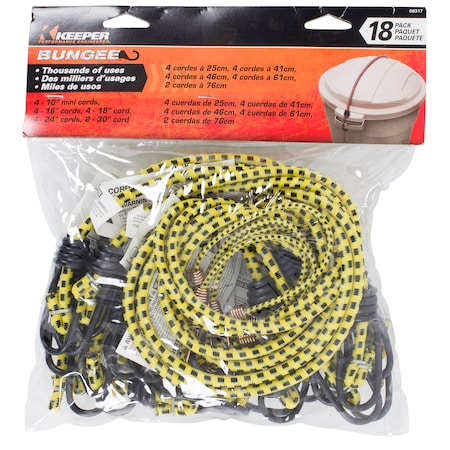 Keeper Bungee Cords, Multi-Pack 6317